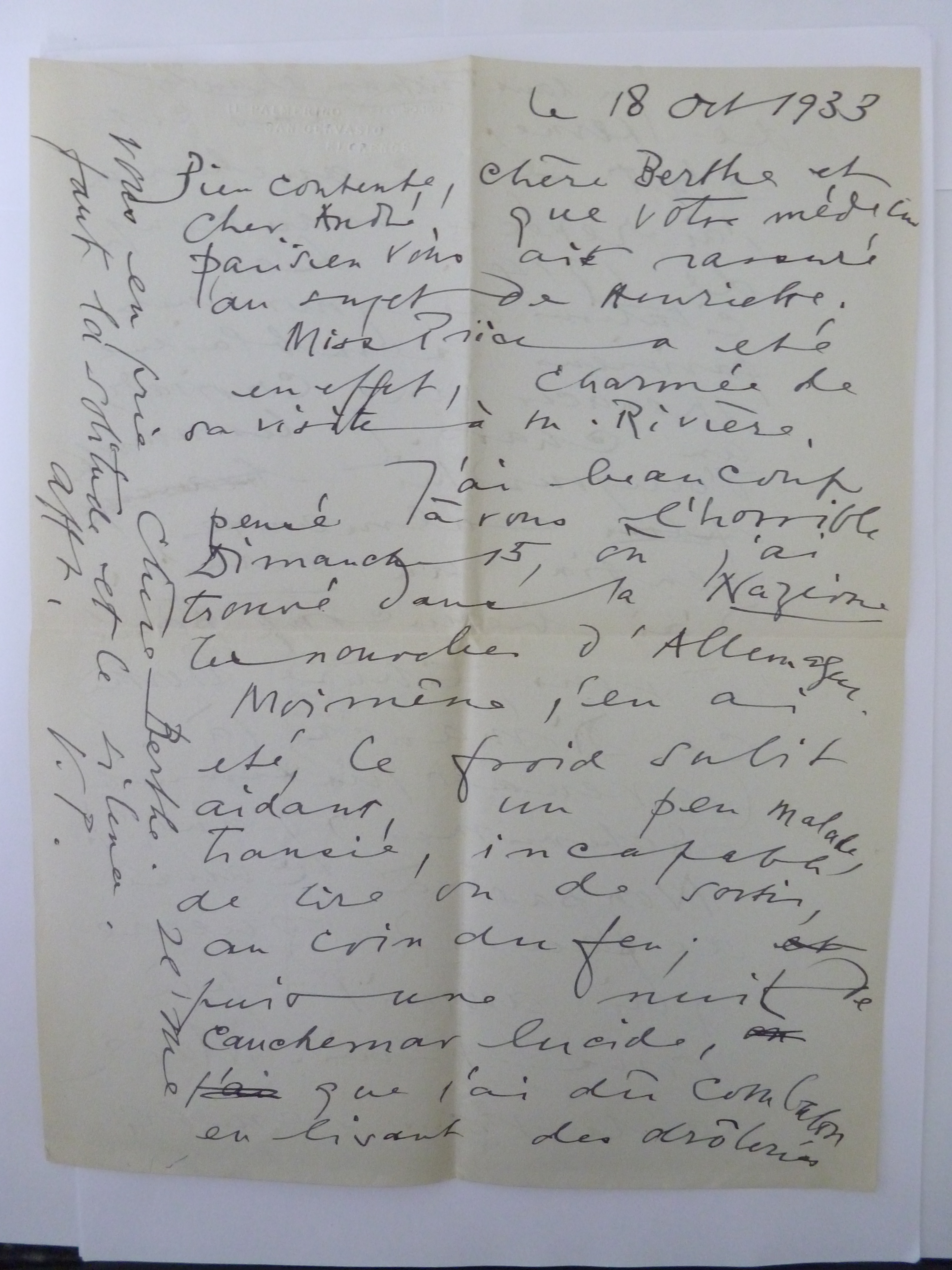“une nuit de cauchemar lucide. . . . une croisade, un chaos”