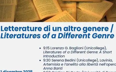 Literatures of a Different Genre: Conference at Unicollege, Firenze – 1 Dec. 2025