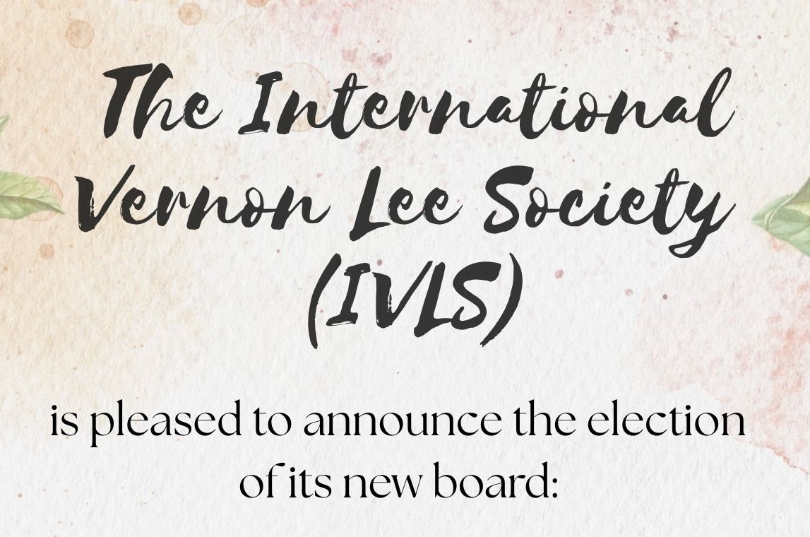 The International Vernon Lee Society in 2026